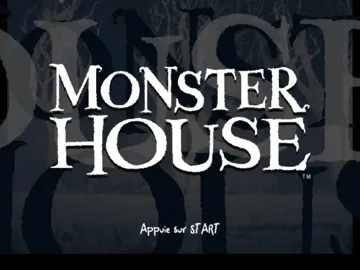 Monster House screen shot title